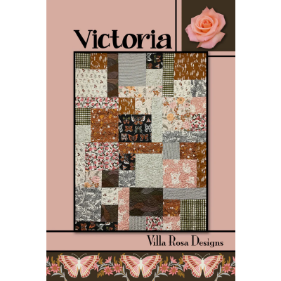 Villa Rosa Designs - Victoria - Post Card Quilt Pattern Fat