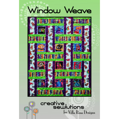 Villa Rosa Designs - Window Weave - Post Card Quilt Pattern