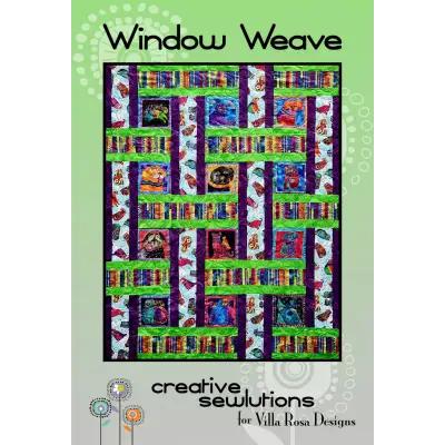 Villa Rosa Designs - Window Weave - Post Card Quilt Pattern