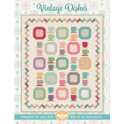 Vintage Dishes Quilt Pattern 951421