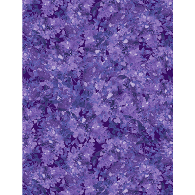 Wilmington Prints 108’ Wide Mirage - Purple Fabric