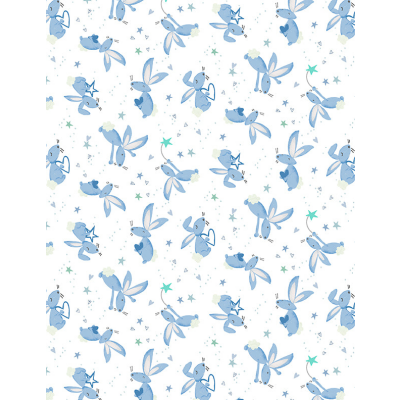 Wilmington Prints Safari Lullaby Collection - Bunny Toss
