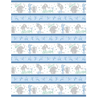 Wilmington Prints Safari Lullaby Collection - Repeating
