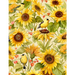 Wilmington Prints Sunflowers & Bird All Over Cream