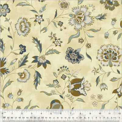 Windham Fabrics Garden Tale Collection - Flourish Moonstone