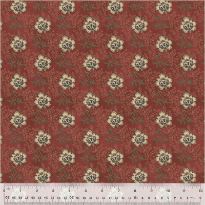 Windham Fabrics Garden Tale Collection - Row Ruby 53825 - 14